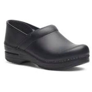 Dansko Sleek Black Slip-On Clogs size 39
